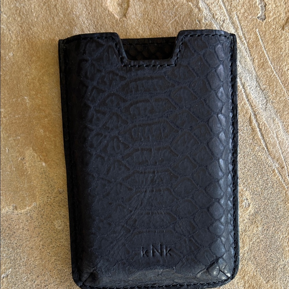 KnK genuine leather Textured Phone Sleeve
